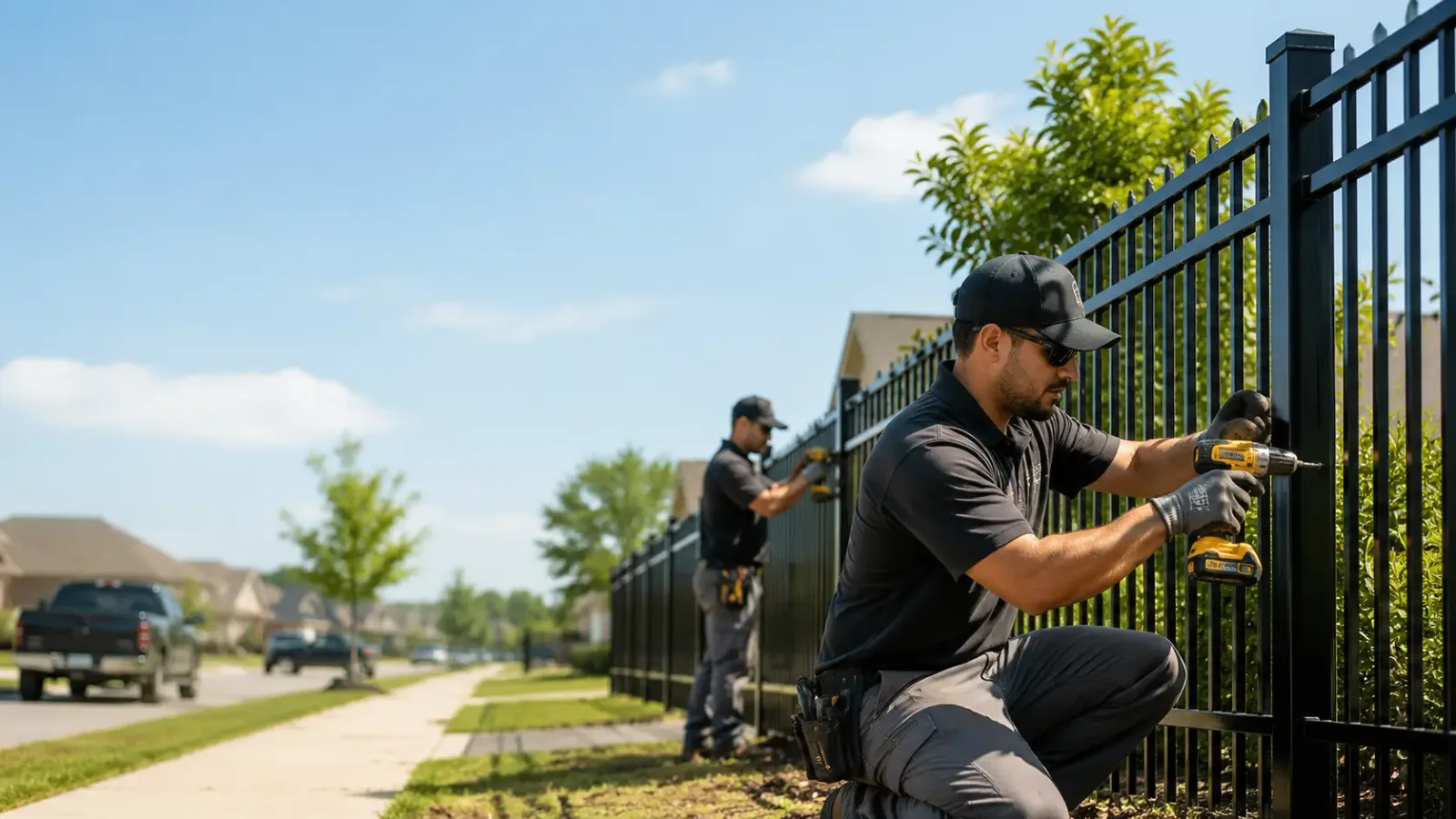 Metal Fence Installation in North Beach, MD